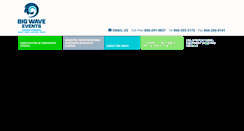 Desktop Screenshot of bigwaveevents.com